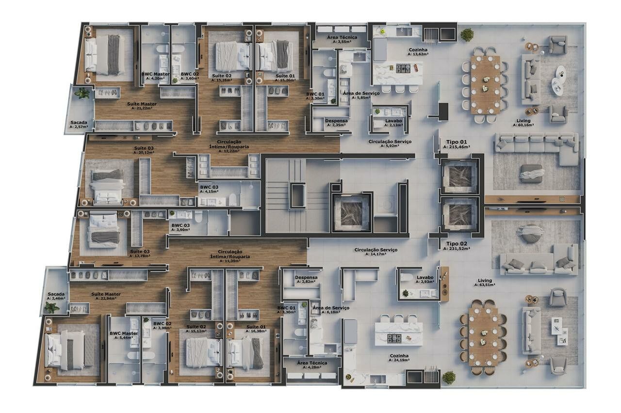 Apartamento, 4 quartos, 2150 m² - Foto 38