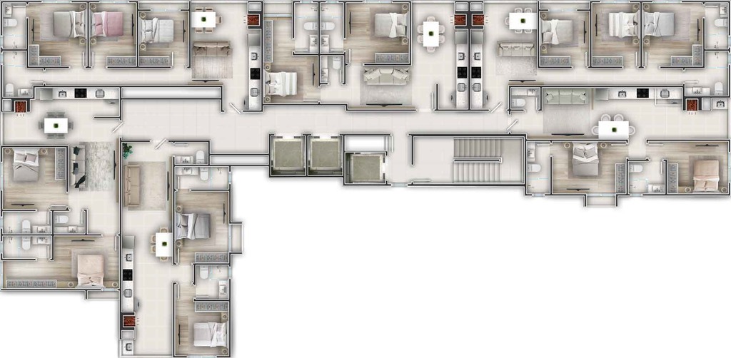 Apartamento, 2 quartos, 66 m² - Foto 2