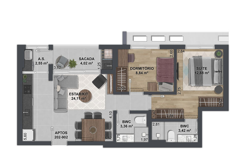 Apartamento, 107 m² - Foto 4