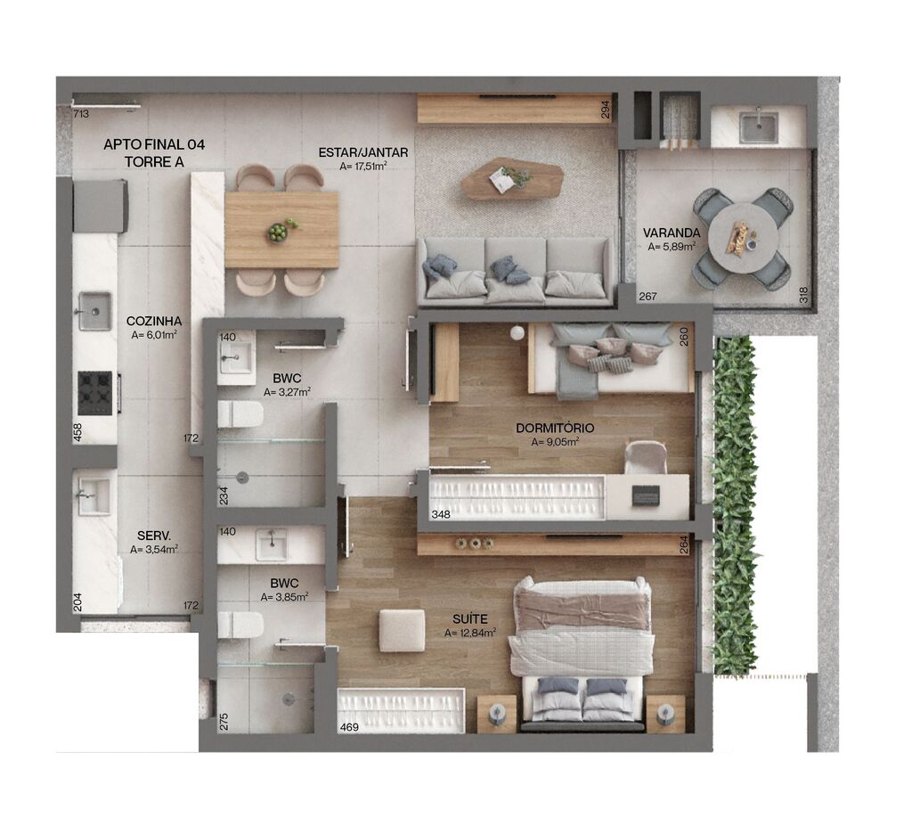 Apartamento, 104 m² - Foto 1