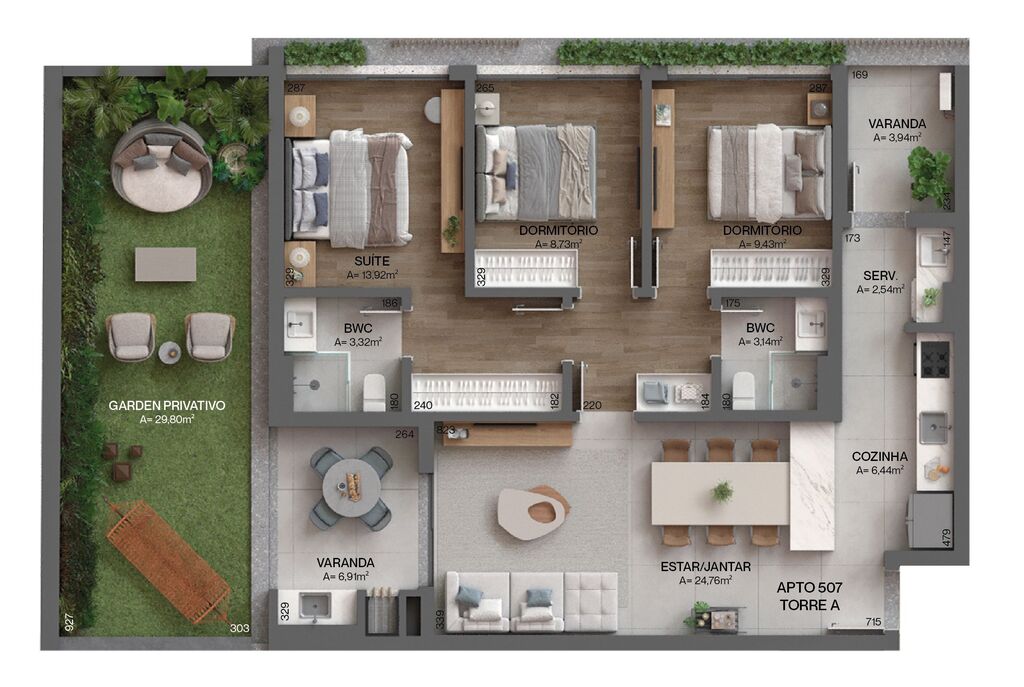 Apartamento, 104 m² - Foto 21