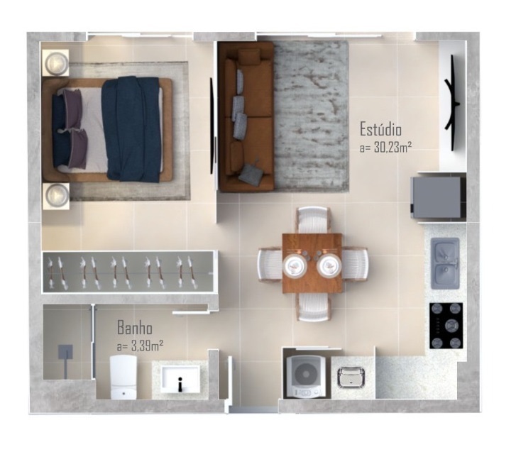 Apartamento, 2 quartos, 81 m² - Foto 2