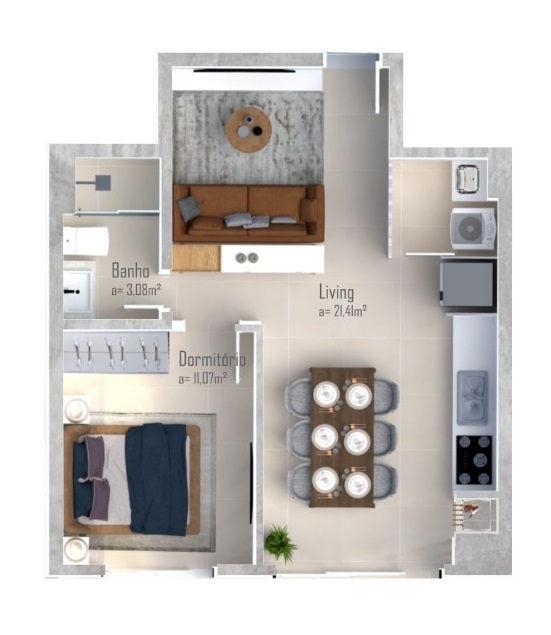 Apartamento, 2 quartos, 81 m² - Foto 4