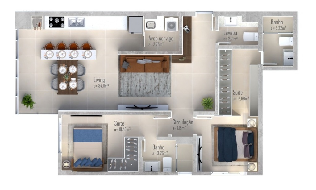 Apartamento, 2 quartos, 81 m² - Foto 15