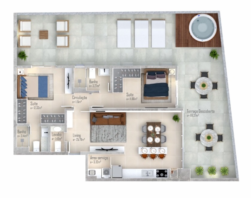 Apartamento, 2 quartos, 81 m² - Foto 27
