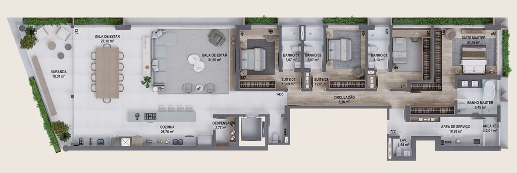 Apartamento, 4 quartos, 246 m² - Foto 16