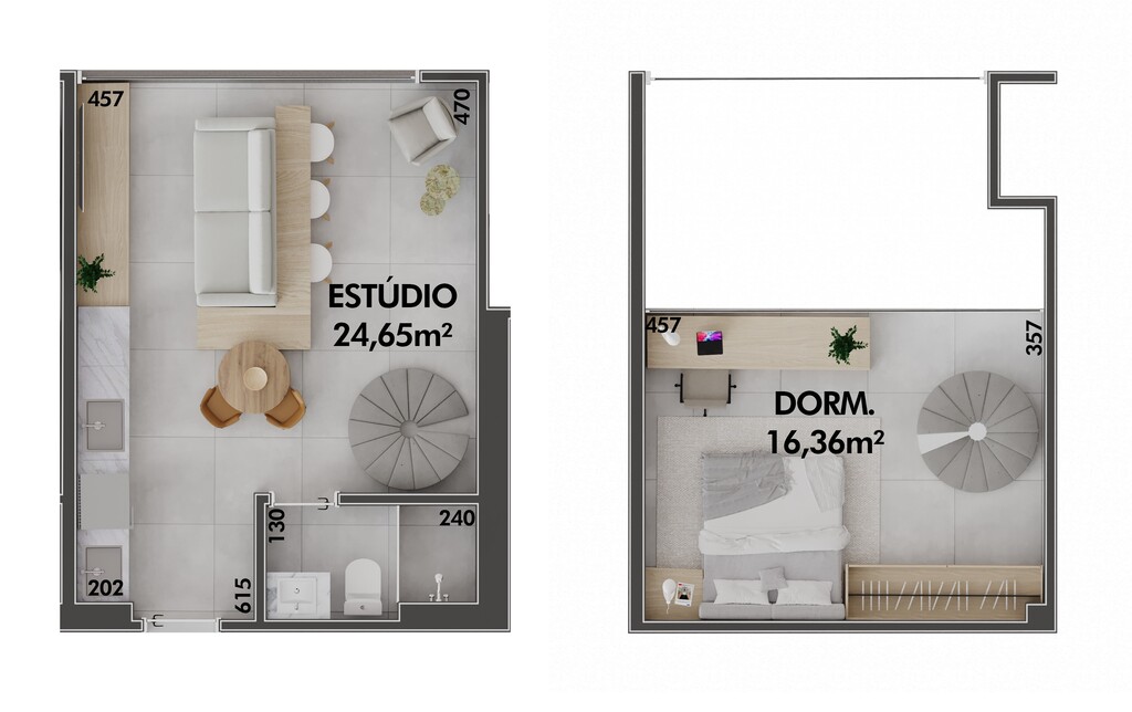 Loft, 50 m² - Foto 4