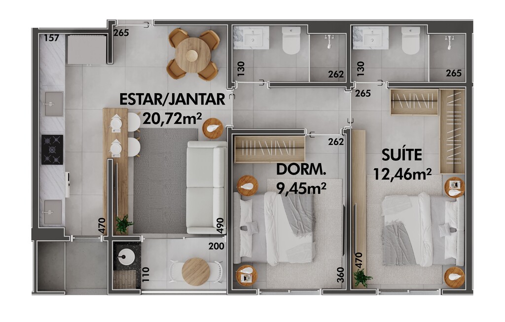 Loft, 50 m² - Foto 7
