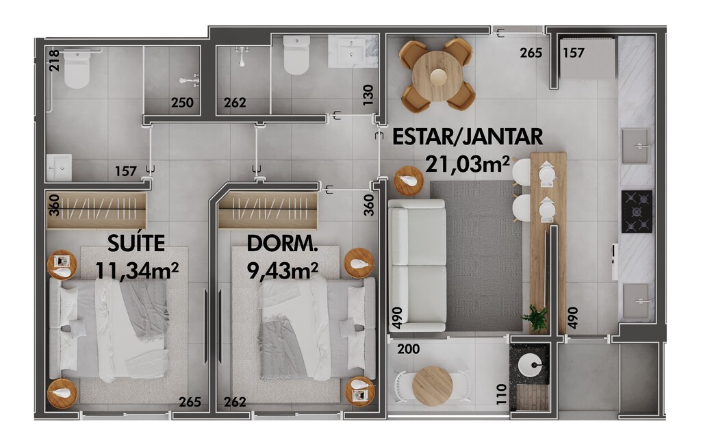 Loft, 50 m² - Foto 8