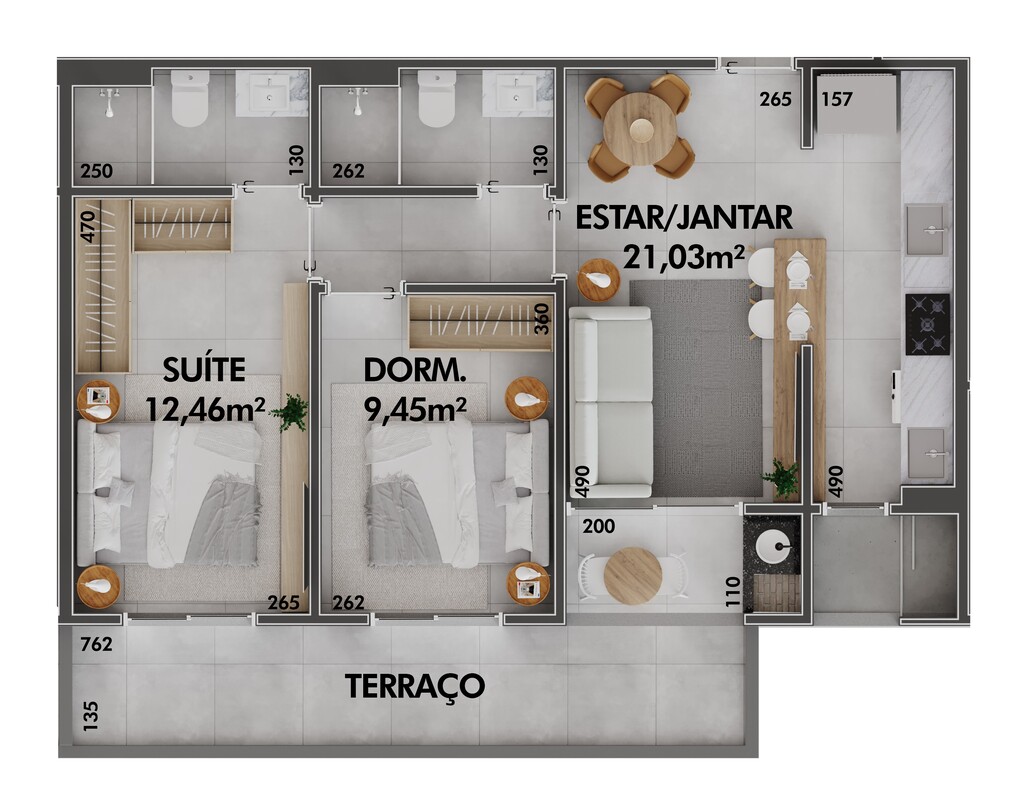 Loft, 50 m² - Foto 12