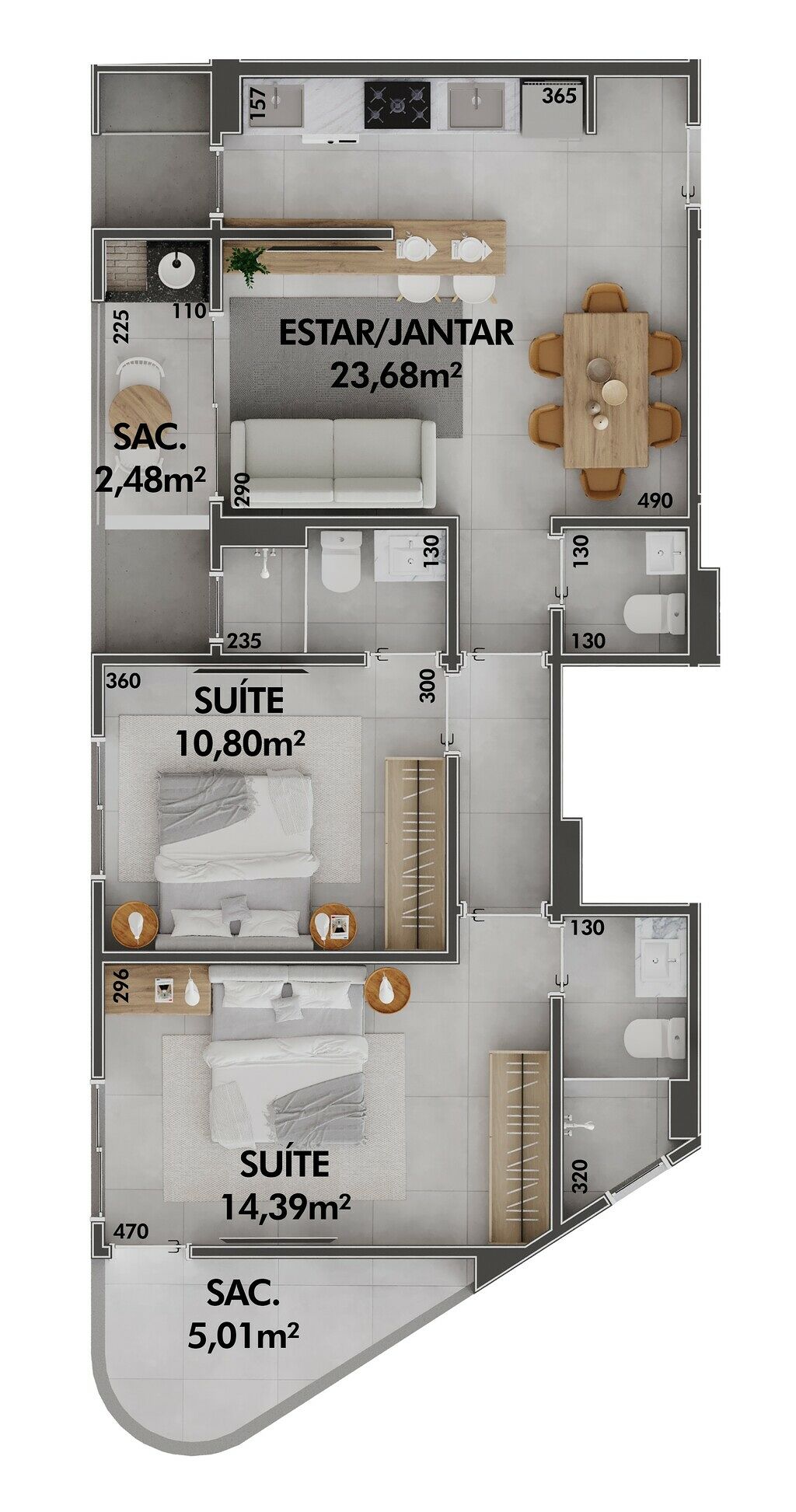 Loft, 50 m² - Foto 16