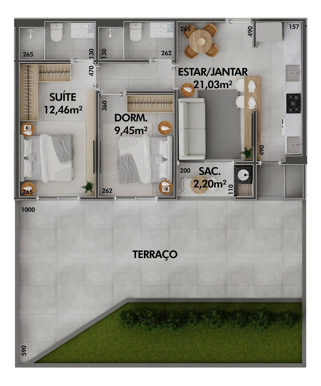 Loft, 50 m² - Foto 26