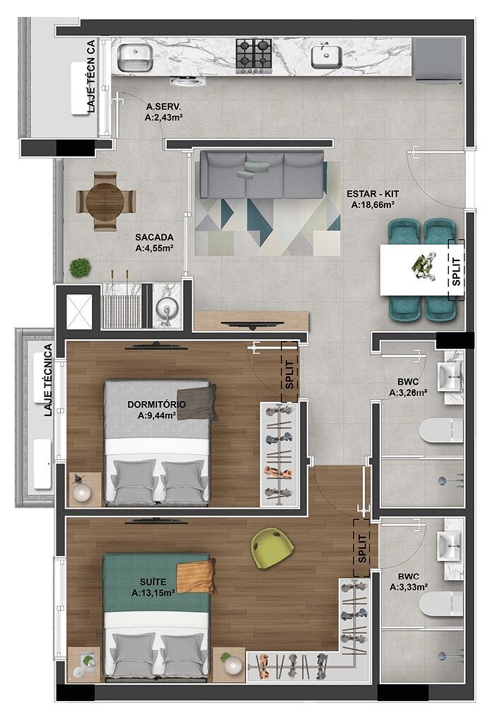Apartamento, 2 quartos, 111 m² - Foto 23