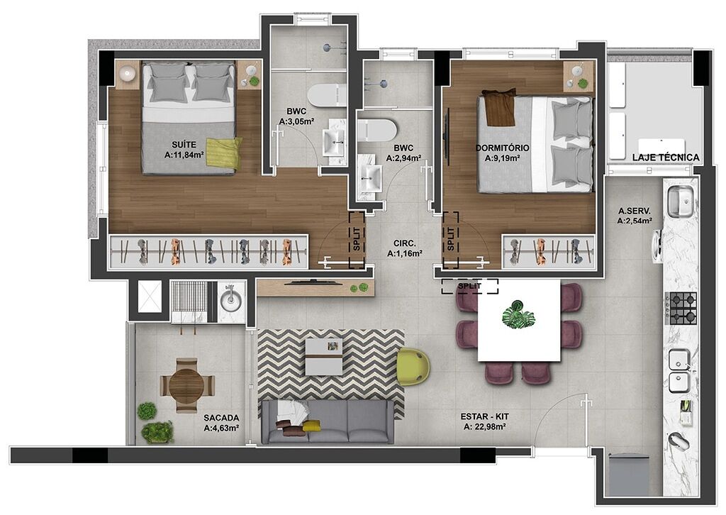 Apartamento, 2 quartos, 111 m² - Foto 25