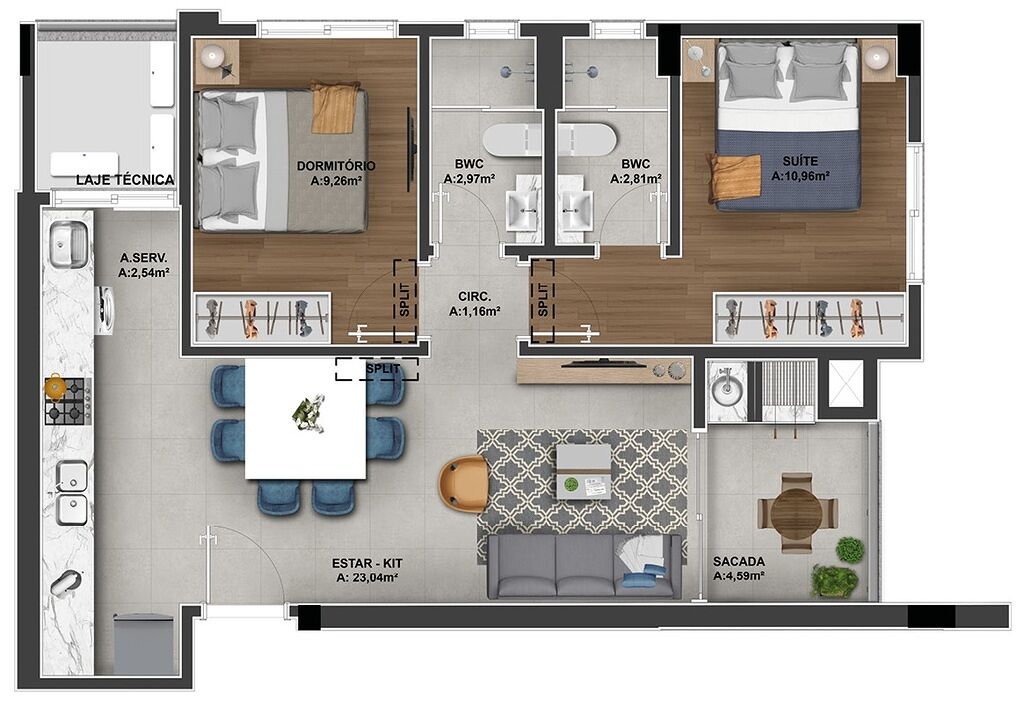 Apartamento, 2 quartos, 111 m² - Foto 27