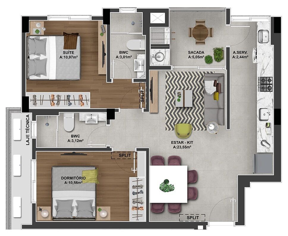 Apartamento, 2 quartos, 111 m² - Foto 29