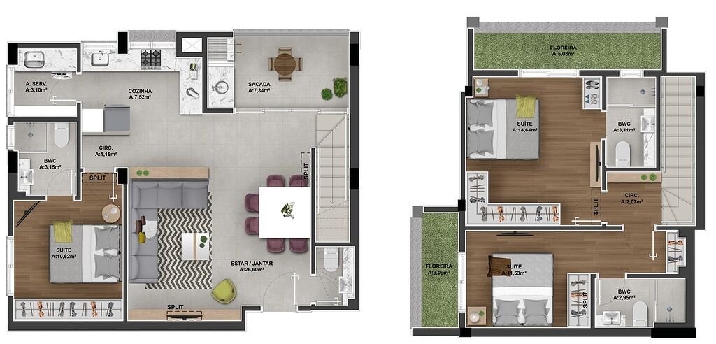 Apartamento, 2 quartos, 111 m² - Foto 48