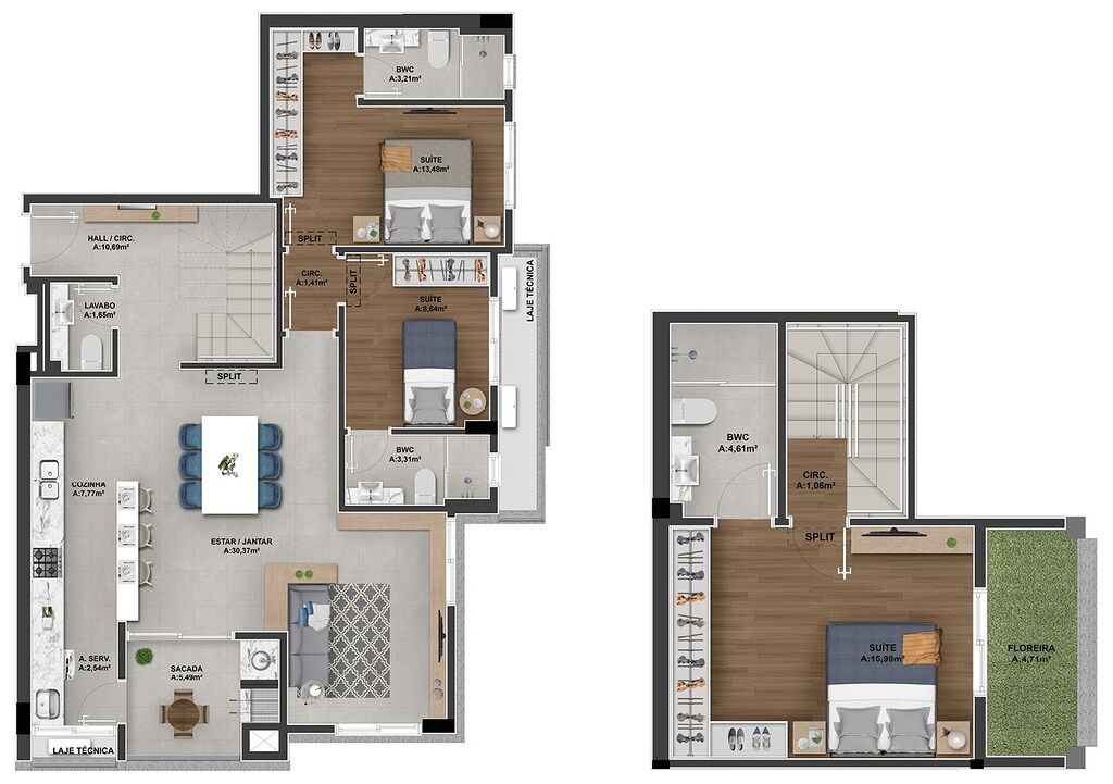 Apartamento, 2 quartos, 111 m² - Foto 51