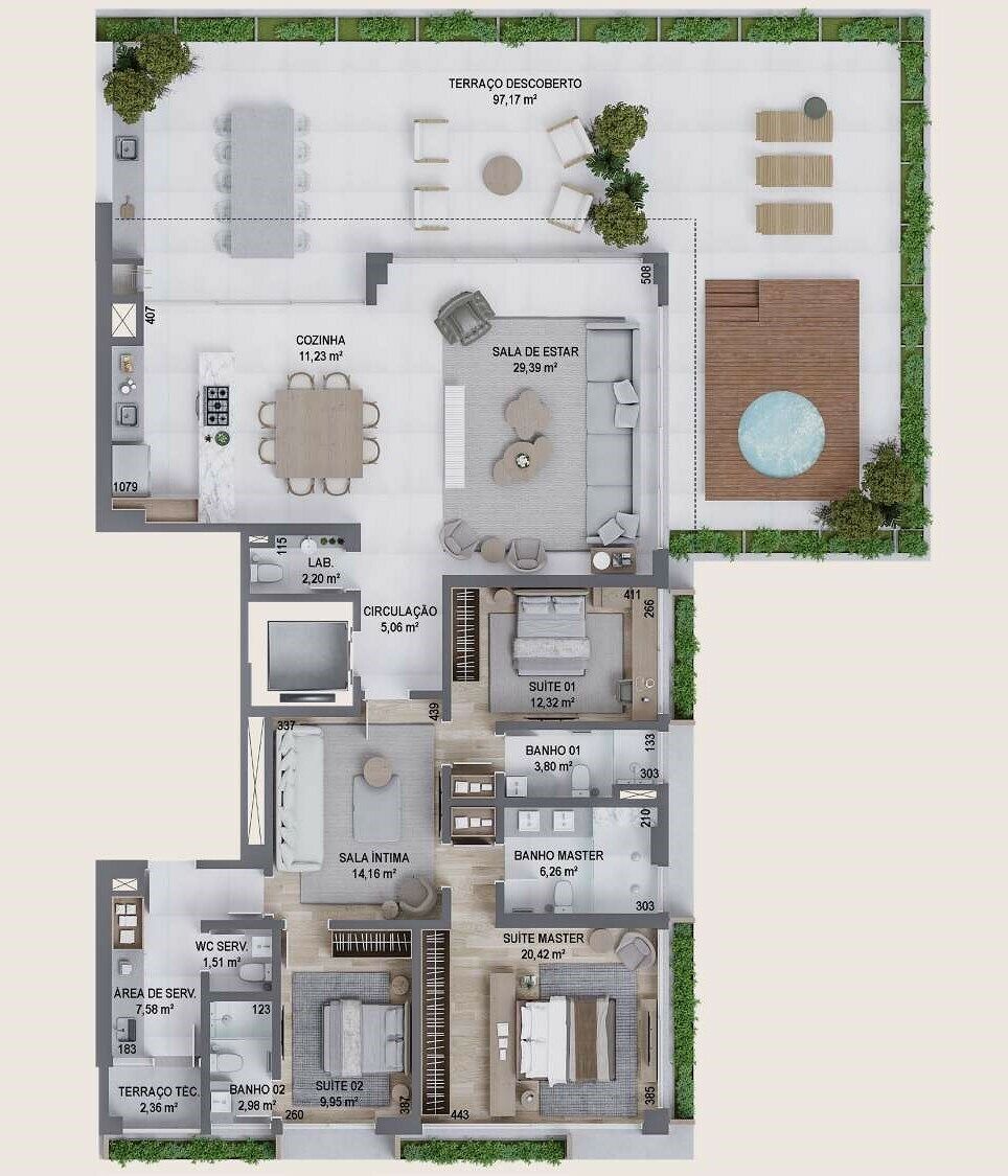 Apartamento, 4 quartos, 219 m² - Foto 17