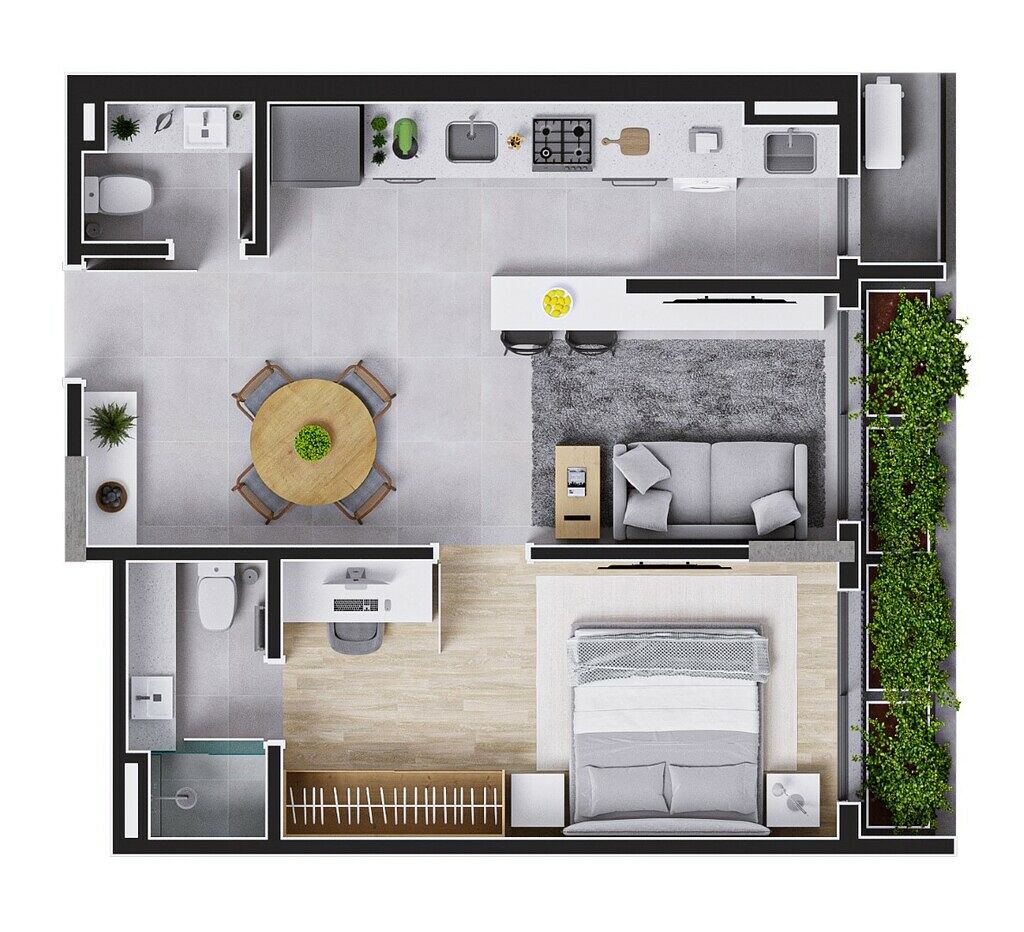 Apartamento, 2 quartos, 91 m² - Foto 2