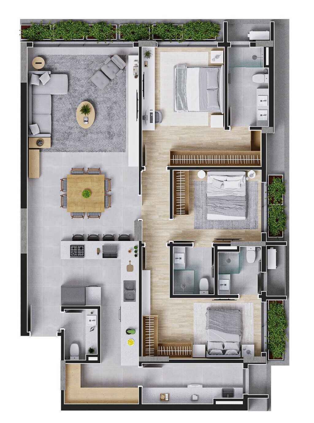 Apartamento, 2 quartos, 91 m² - Foto 7