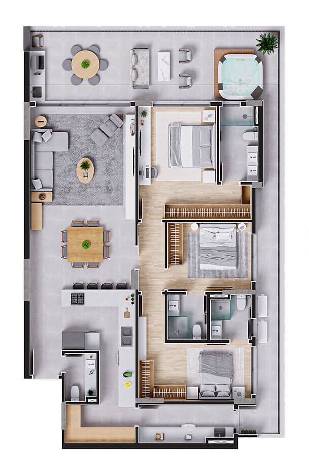 Apartamento, 2 quartos, 91 m² - Foto 10