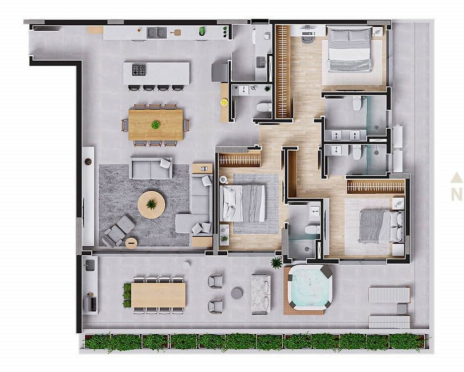 Apartamento, 2 quartos, 91 m² - Foto 13