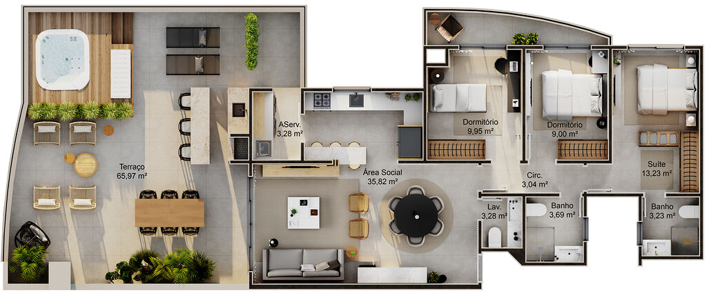 Apartamento, 98 m² - Foto 7