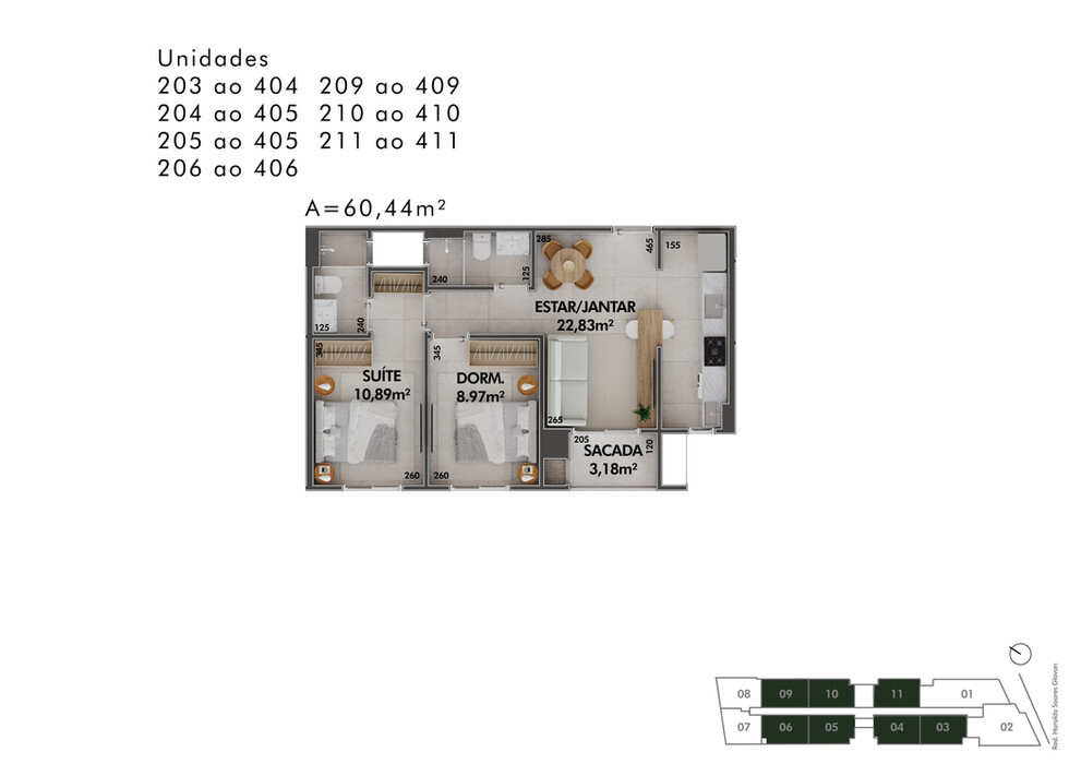 Apartamento, 57 m² - Foto 5