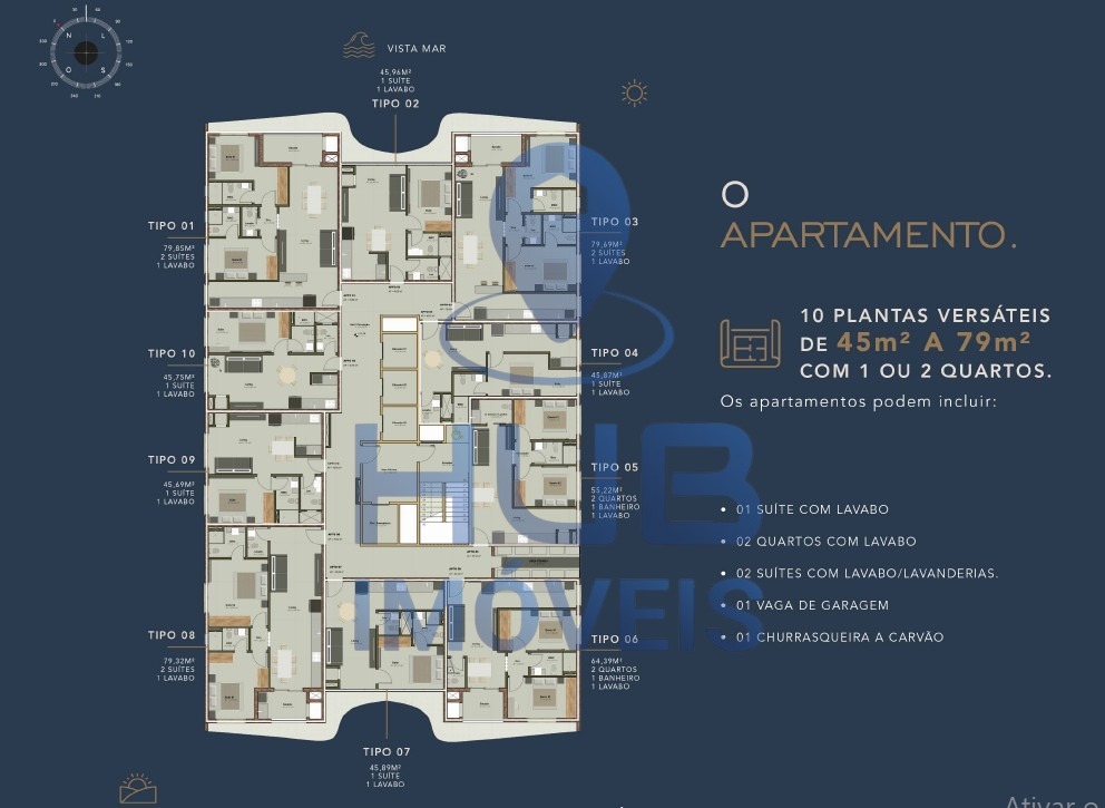 Apartamento, 1 quarto, 45 m² - Foto 17