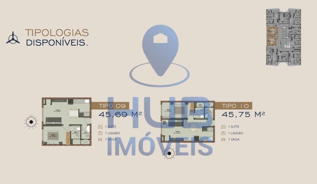 Apartamento, 1 quarto, 45 m² - Foto 22