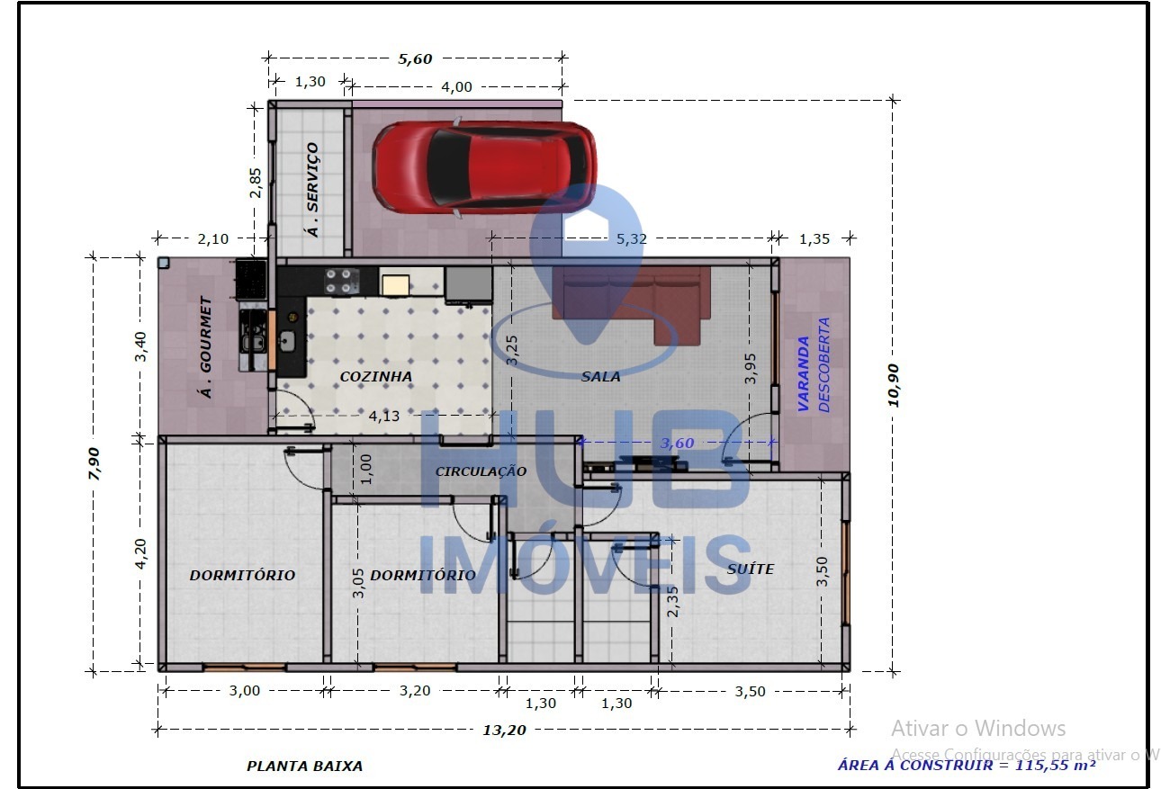 Casa, 3 quartos, 118 m² - Foto 8