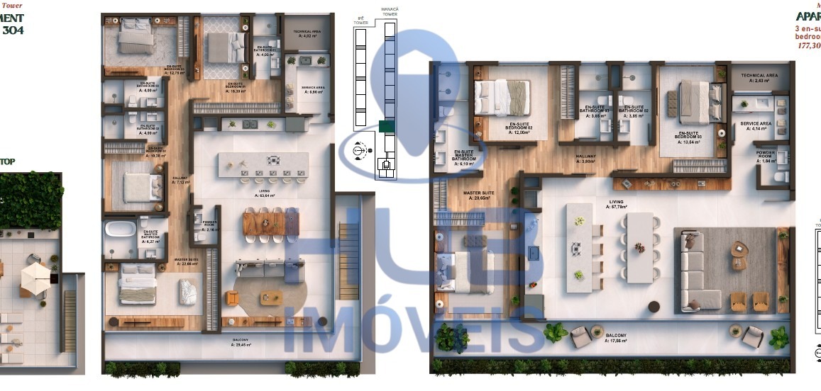 Apartamento, 3 quartos, 178 m² - Foto 12
