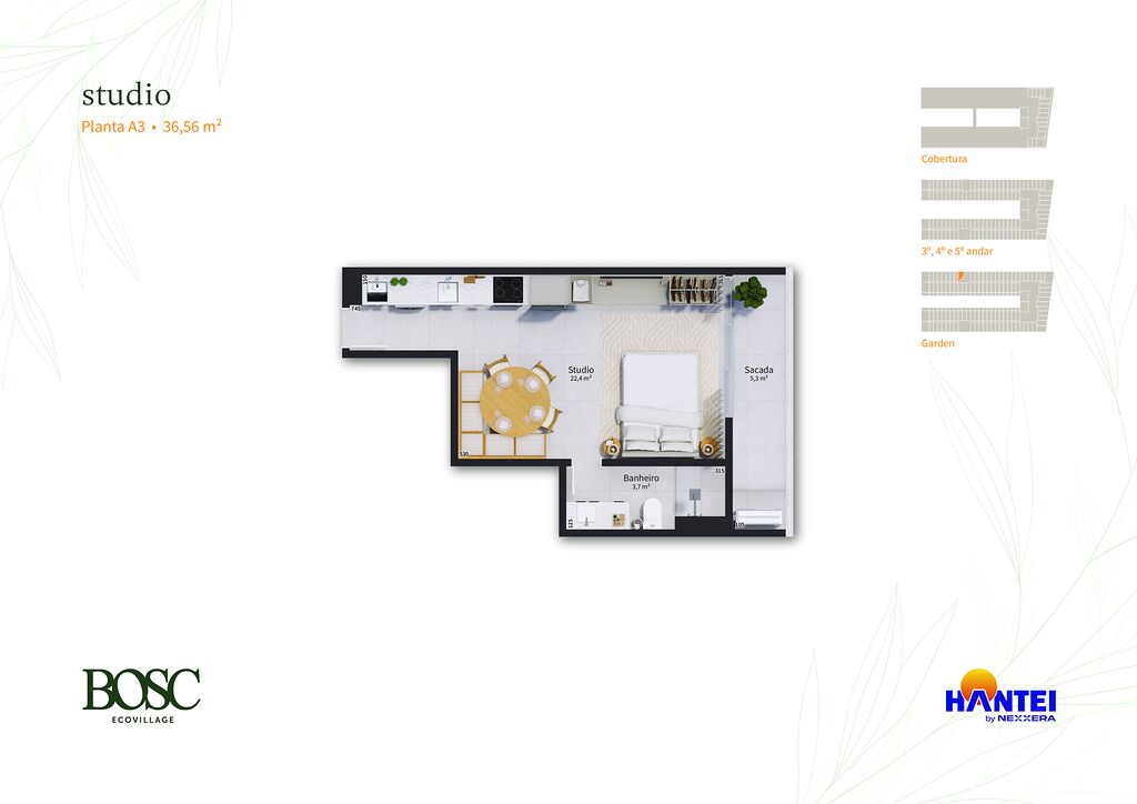 Kitnet-Studio, 52 m² - Foto 4