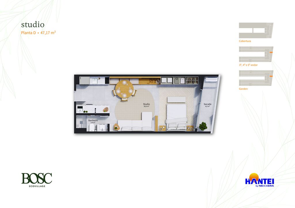 Kitnet-Studio, 52 m² - Foto 7