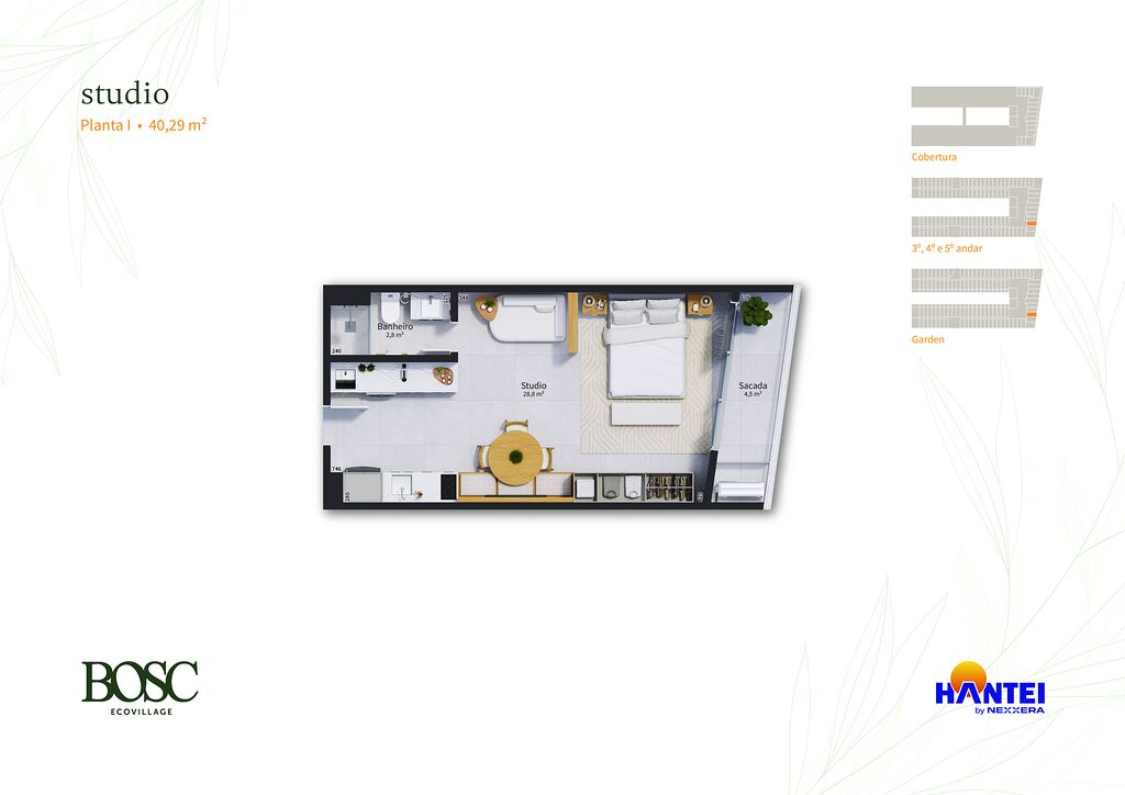 Kitnet-Studio, 52 m² - Foto 11