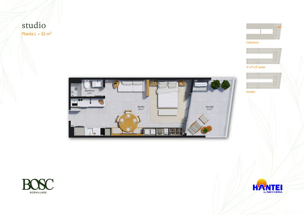 Kitnet-Studio, 52 m² - Foto 14