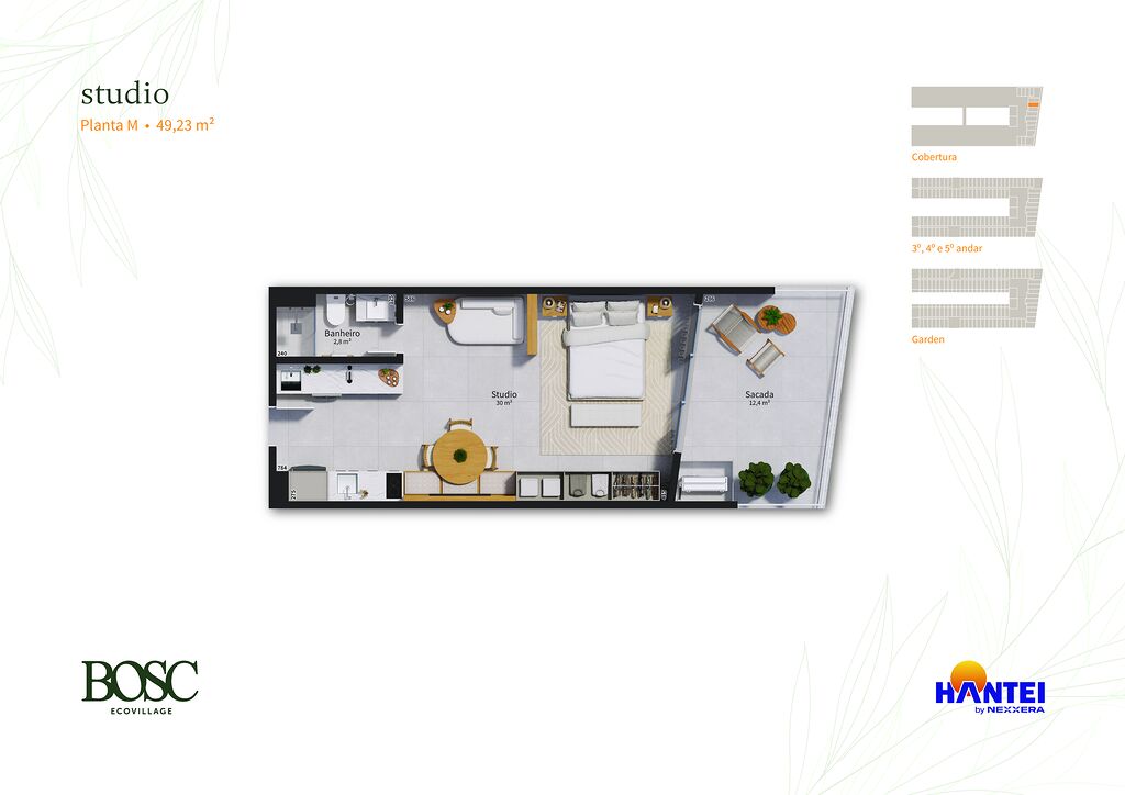Kitnet-Studio, 52 m² - Foto 15