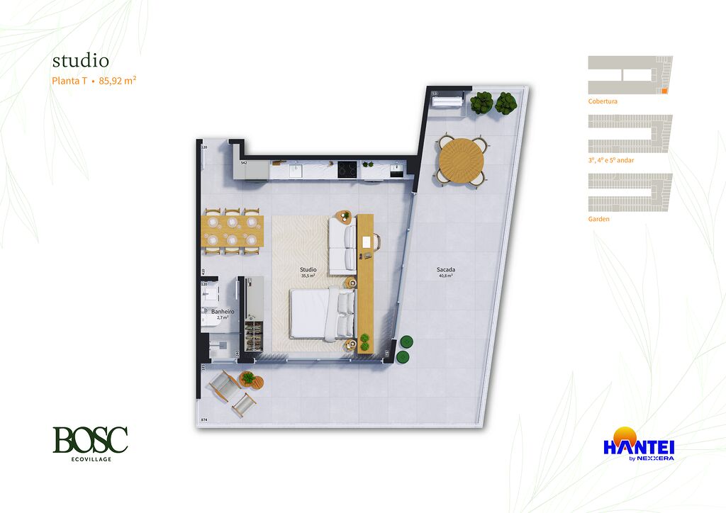Kitnet-Studio, 52 m² - Foto 20