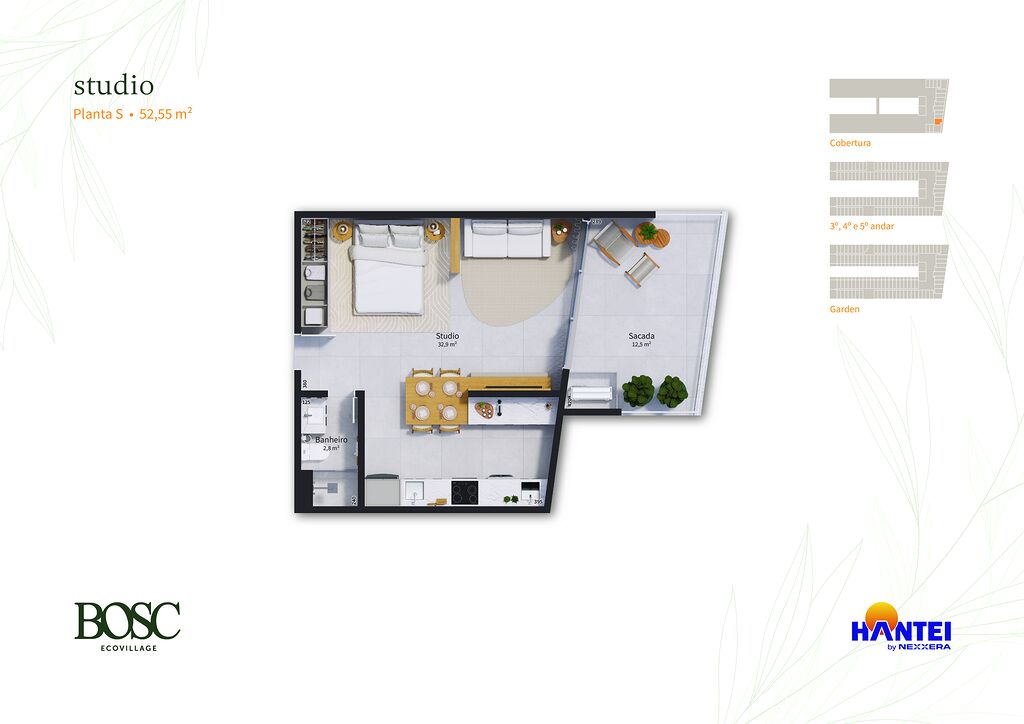 Kitnet-Studio, 52 m² - Foto 22