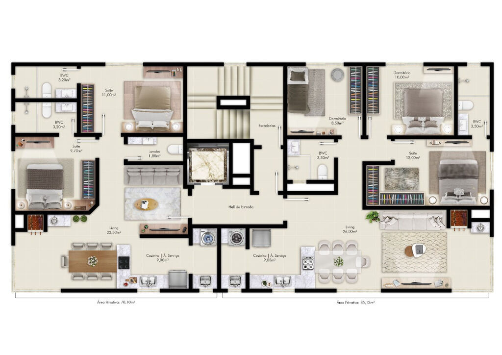 Apartamento, 85 m² - Foto 1