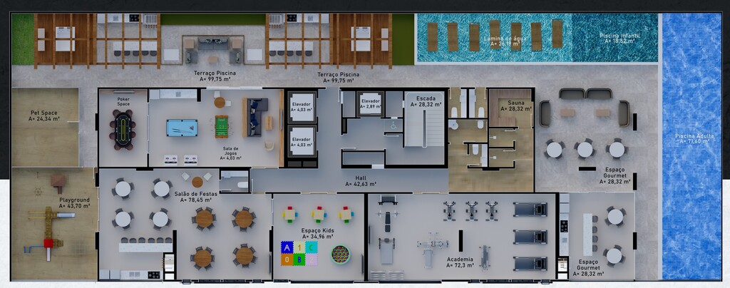 Apartamento, 3 quartos, 119 m² - Foto 2