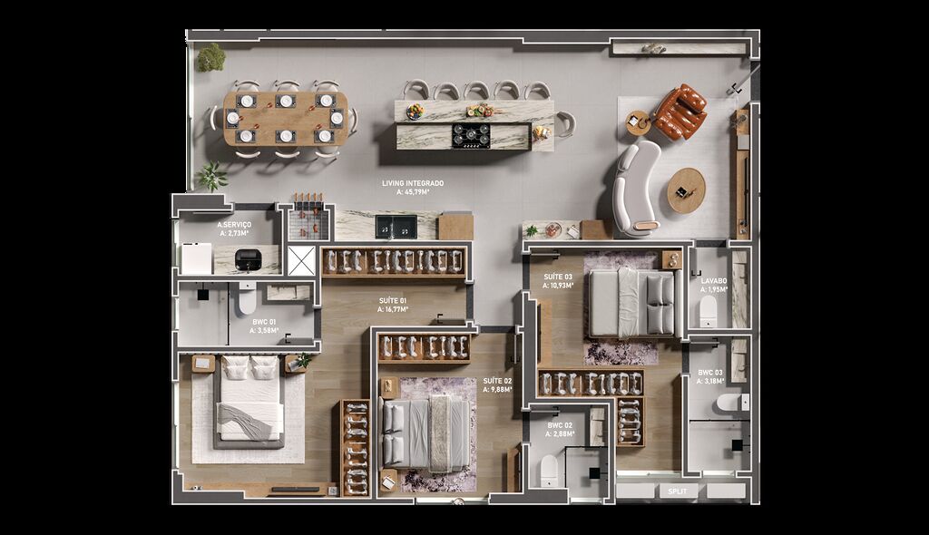 Apartamento, 2 quartos, 80 m² - Foto 5