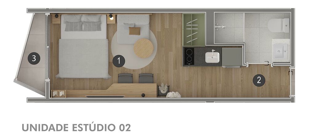 Apartamento, 59 m² - Foto 9