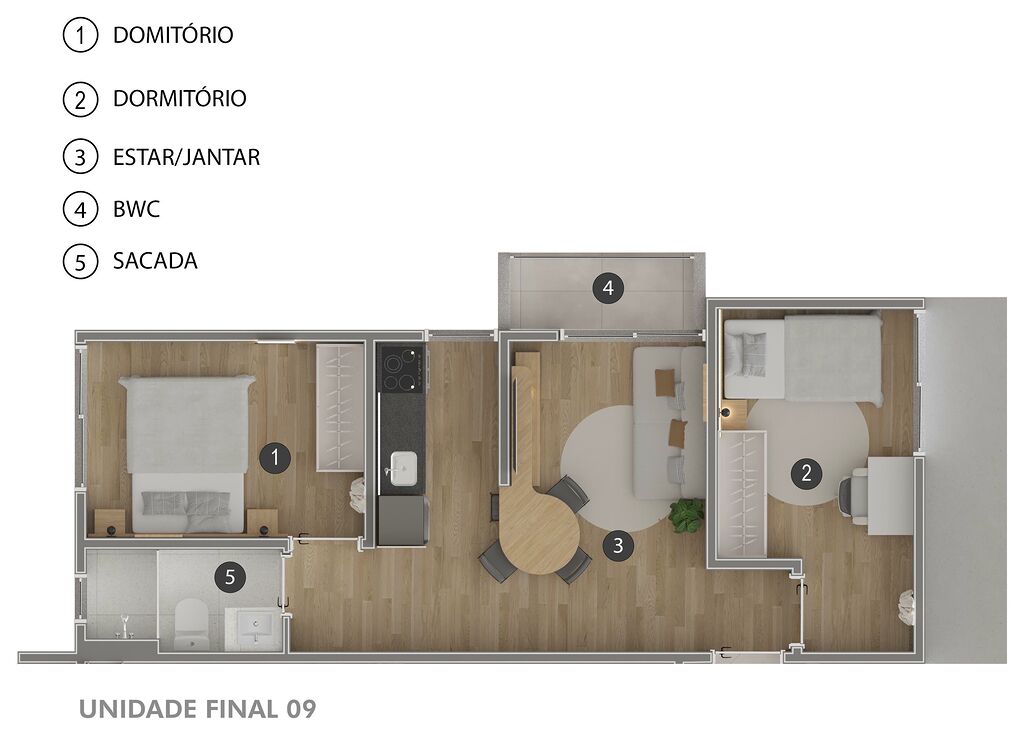 Apartamento, 59 m² - Foto 11
