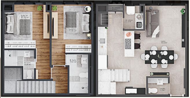 Apartamento, 3 quartos, 140 m² - Foto 2