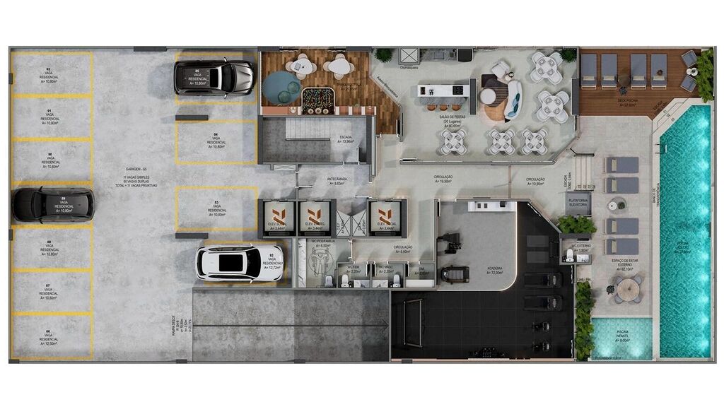 Apartamento, 2 quartos, 74 m² - Foto 1
