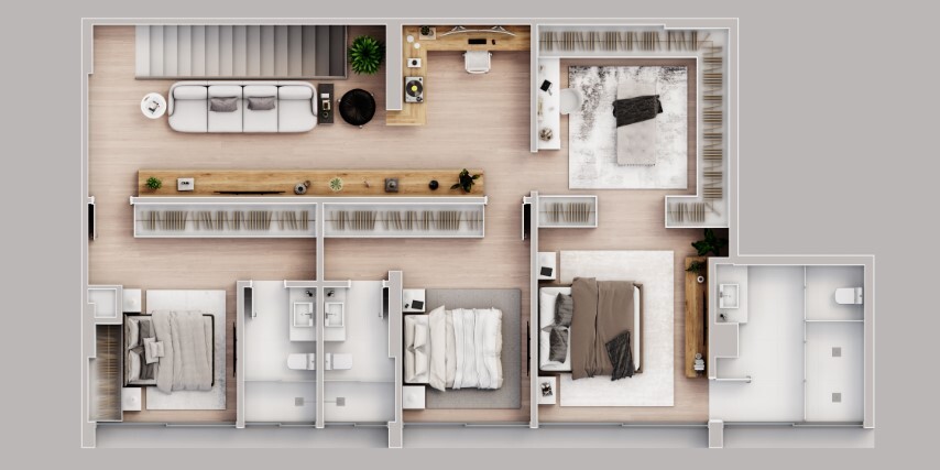 Apartamento, 4 quartos, 390 m² - Foto 3