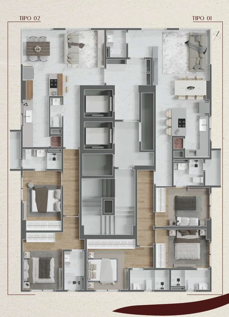 Apartamento, 3 quartos, 91 m² - Foto 1
