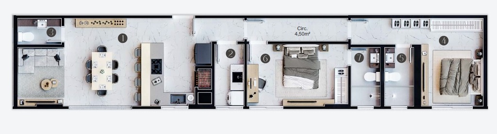 Apartamento, 2 quartos, 85 m² - Foto 3